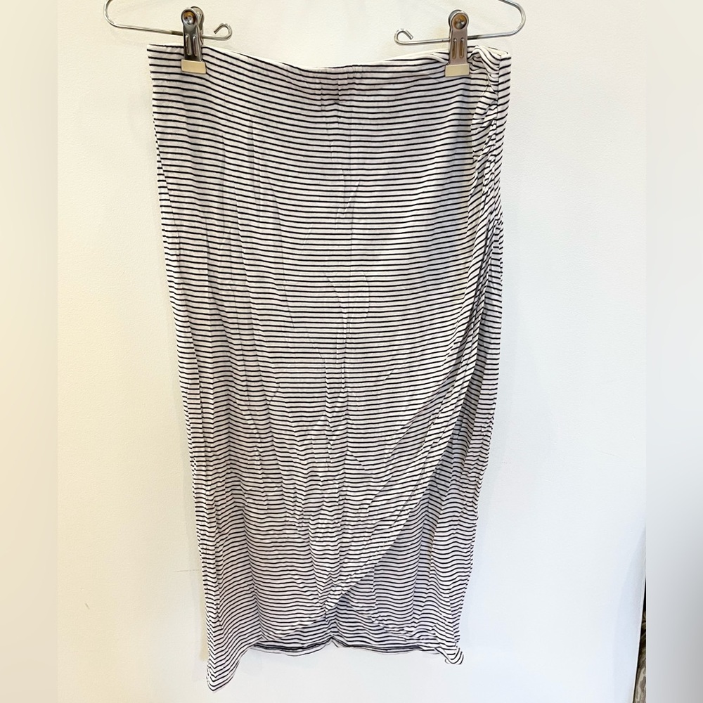 Max Studio - Women’s Midi Skirt - Striped